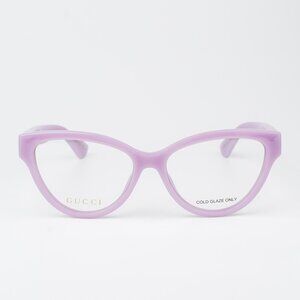 Gucci Women Eyeglasses Violet Cat Eye GG1581O 004 BRAND NEW